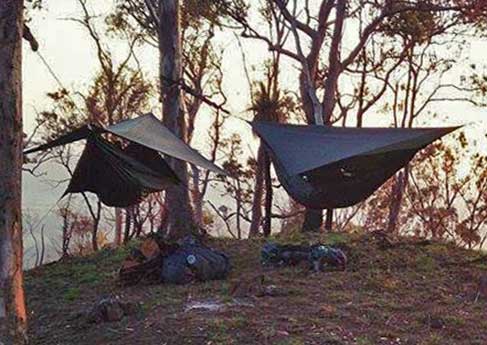 Hennessy Hammock Camping at Main Range National Park, Queensland